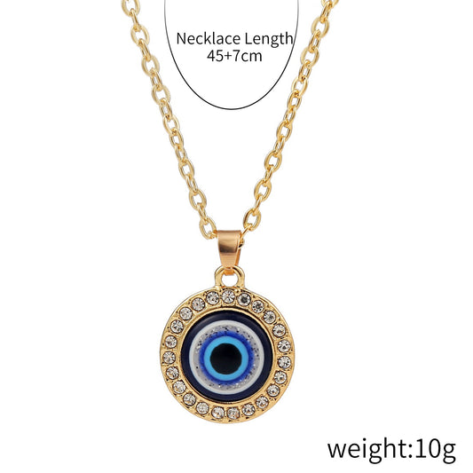 Diamond Eye Necklace Female